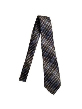 Vintage Craigmill Tie Shetland 100% Wool Made in Scotland 53”X3”